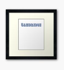 Cambridge Framed Print