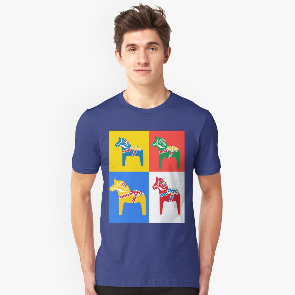 dala horse t shirt