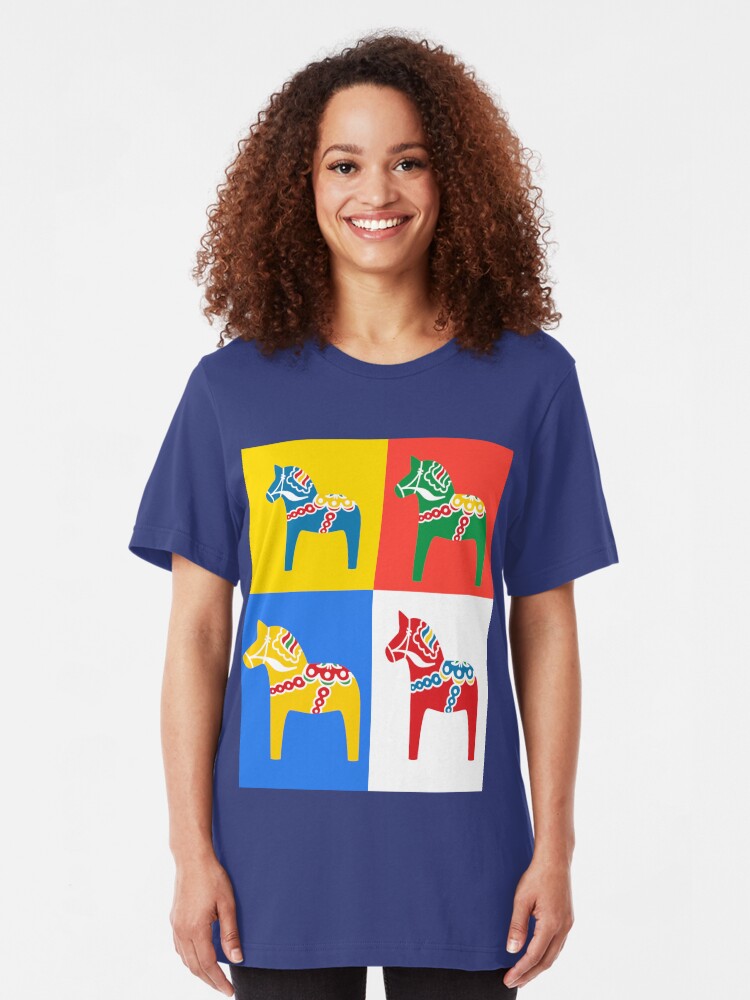 dala horse t shirt