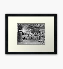 Nikola Tesla History Framed Print