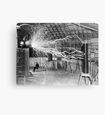 Nikola Tesla History Canvas Print