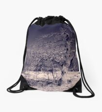Curved Road Drawstring Bag