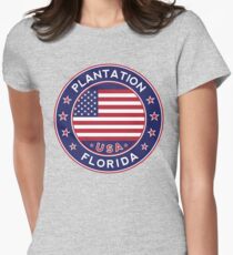 Plantation, Florida Women's Fitted T-Shirt