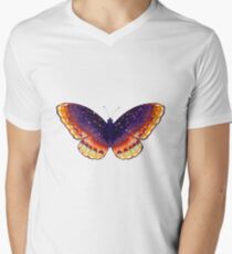 Cosmic Cloud Butterfly V-Neck T-Shirt