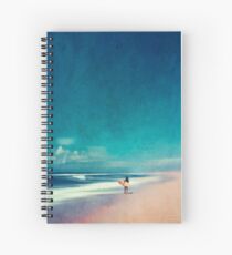 Summer Days - Going Surfing Spiral Notebook