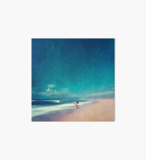 Summer Days - Going Surfing Art Board Print