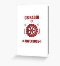Cb Radio Adventure Greeting Card