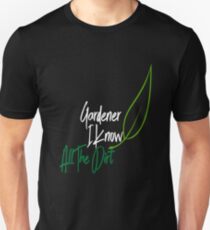 Funny Garden Shirt Know All The Dirt Vegetables Plants Unisex T-Shirt