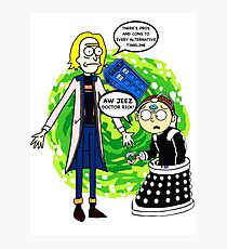 Doctor Who Jeez Photographic Print