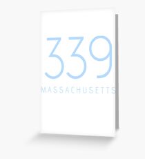 MASSACHUSETTS 339 Greeting Card