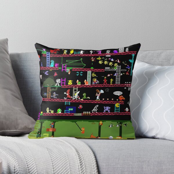 50 Video Game Classics Throw Pillow