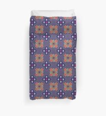 Abstract Flower Graphic Pattern Duvet Cover