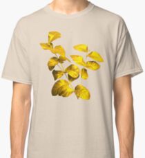 Golden leaf with stem Classic T-Shirt