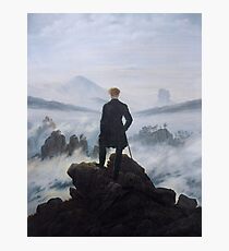 Wanderer above the Sea of Fog - Caspar David Friedrich Photographic Print