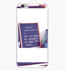 Happy Birthday iPhone Case