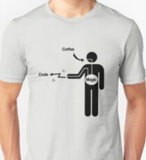 How Coffee Works Unisex T-Shirt