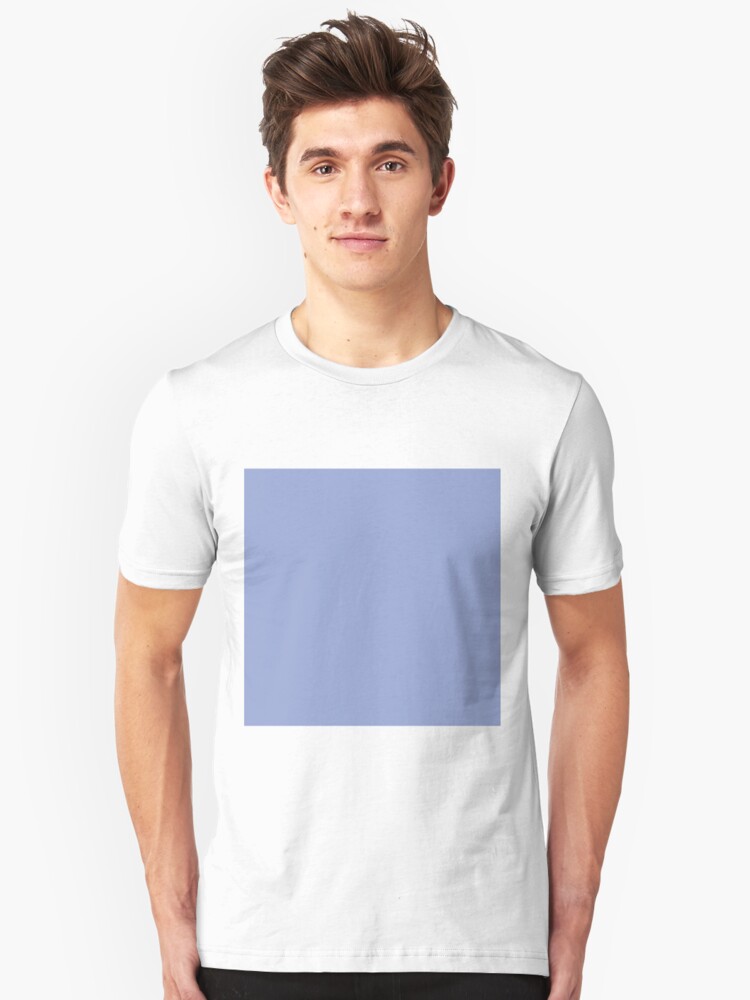 Plain Solid Blue Ceil Blue By Ozcushions T Shirt By Ozcushions