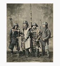 Samurai warriors vintage photograph Photographic Print