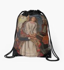 The Awakening Conscience - William Holman Hunt Drawstring Bag