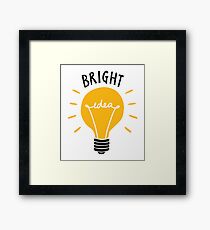 Bright Idea! Framed Print