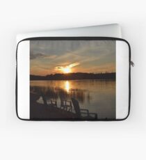 Sunset At The Fishing Hole Laptop Sleeve