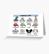 thinking caps Greeting Card