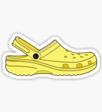 Cros Shoe Lemon Yellow Sticker