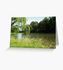 Green Breeze Greeting Card