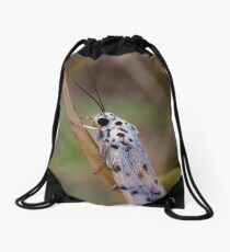 Moth Macro Drawstring Bag