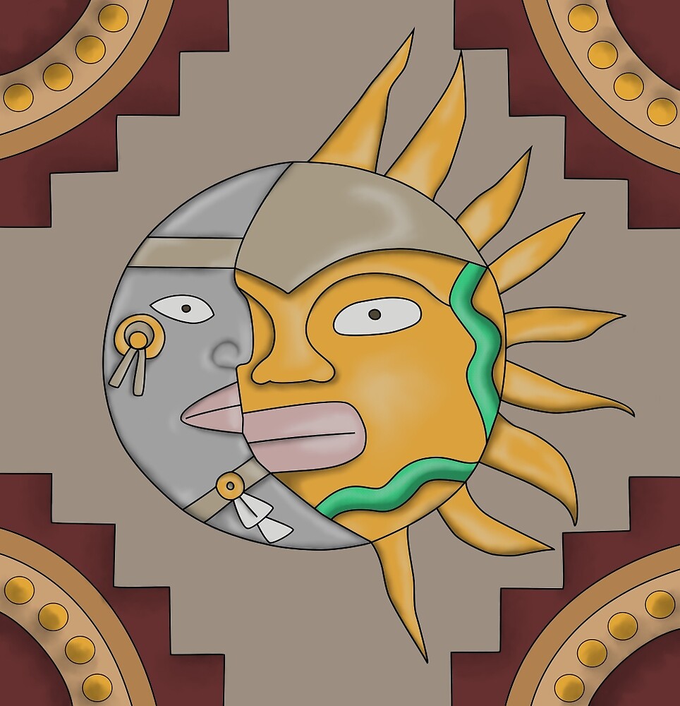 mayan-sun-moon-by-mayan-god-redbubble