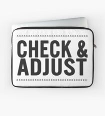 Check & Adjust Laptop Sleeve