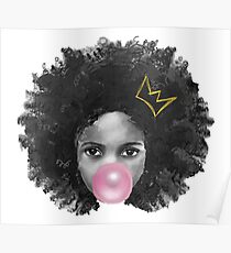 Afro Crown Poster