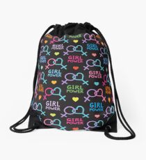 Girl Power Drawstring Bag