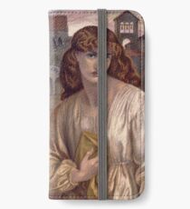 Salutation of Beatrice - Dante Gabriel Rossetti iPhone Wallet/Case/Skin