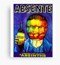 Absente (Absinthe) Van Gogh Parody Vintage Poster, tshirts, tees, jersey, posters, tshirts, Prints, Print Canvas Print