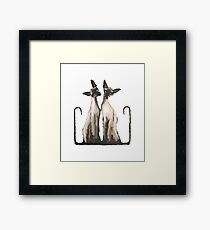 Siamese Twins Framed Print