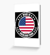 OVERLAND PARK city, USA Greeting Card