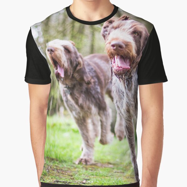 Italian Spinone Dogs Luca and Nico Graphic T-Shirt