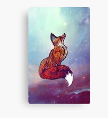 Space Fox Canvas Print