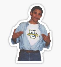Marquette University Obama Supreme Tshirt Sticker