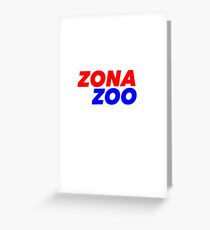 ZONA zoo Greeting Card