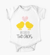 Hatched by Two Chicks One Piece - Short Sleeve
