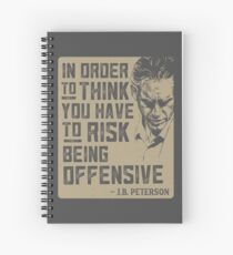 Jordan Peterson Quote Spiral Notebook