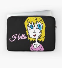 Hello Girl Laptop Sleeve