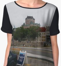 #Quebec, #Canada, Quebec #City, #Streets, #Buildings, #Places, #QuebecCity Chiffon Top