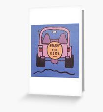 Enjoy the Ride Jeep Greeting Card