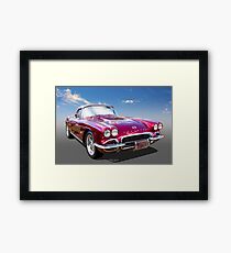 62 Corvette Framed Print