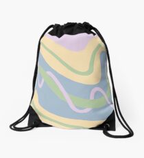 Pastel Hotdog Dreams Drawstring Bag