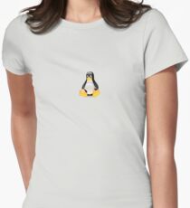 Penguin Linux Tux Crystal Women's Fitted T-Shirt
