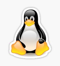 Penguin Linux Tux Crystal Sticker